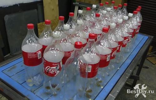 Как изготовить поделку из пластиковой бутылки для хранения инструментов. Органайзер для болтов, шурупов, гаек и гвоздей из пластиковых бутылок