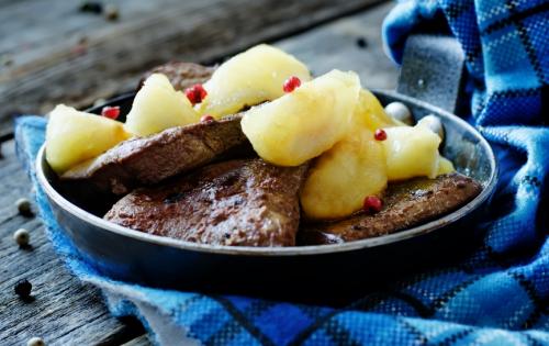 Как долго готовить говяжью печень на сковороде или в духовке. Сколько готовить говяжью печень