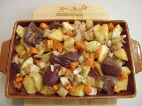 Ингредиенты для печень на гриле