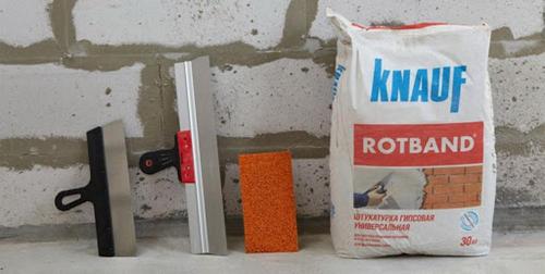 Как разводить штукатурку Ротбанд. Штукатурка Ротбанд : описание популярной марки и основные характеристики