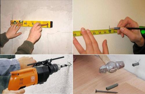 Как повесить полку в бетонную стену. Типы и виды крепления настенных полок