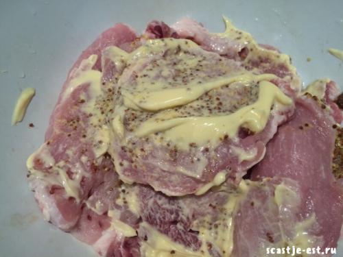 Маринад для отбивных с горчицей. Отбивные из свинины в горчичном маринаде: как приготовить сочные и вкусные отбивные