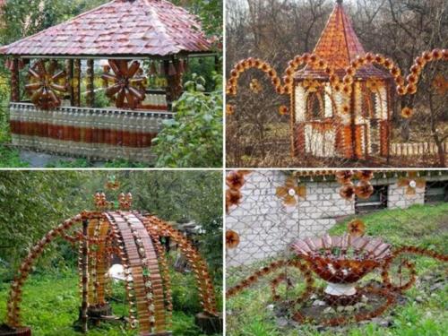 Какие бутылки можно использовать для создания оригинального садового декора. Идеи поделок для сада и огорода 2025 из пластиковых бутылок