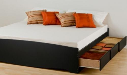 Какая Кровать лучше с ящиками или с подъемным механизмом. №5. Кровать с подъемным механизмом
