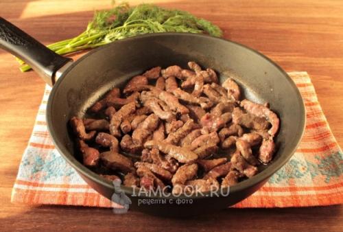 Вкусный рецепт говяжьей печени с сметаной и луком 07 Вкусный рецепт говяжьей печени с сметаной и луком 07