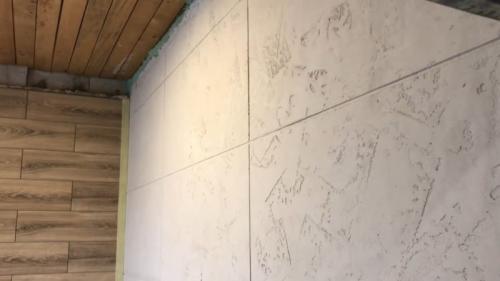 Имитация плитки в ванную своими руками. «Умная» имитация плитки: бюджетный ремонт в ванной или на кухне