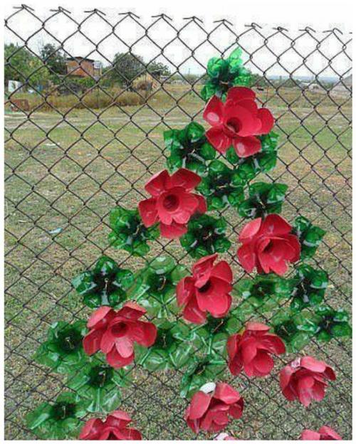 Какие инструменты и материалы необходимы для создания вьющихся цветов из пластиковых бутылок. Вьющиеся цветы из пластиковых бутылок