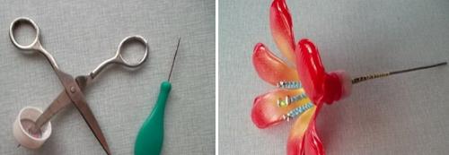 Как сделать многоуровневые цветы из пластиковых бутылок с помощью резака. Вариант 3 – кливии.