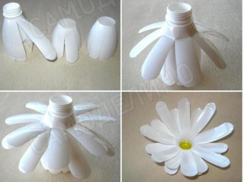 Создание больших объемных цветов из пластиковых бутылок: простой способ украсить свой дом 01 Создание больших объемных цветов из пластиковых бутылок: простой способ украсить свой дом 01