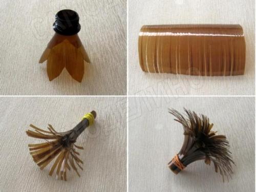 Создание больших объемных цветов из пластиковых бутылок: простой способ украсить свой дом 05 Создание больших объемных цветов из пластиковых бутылок: простой способ украсить свой дом 05