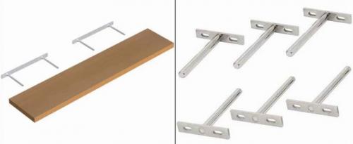 Как повесить полку в бетонную стену. Типы и виды крепления настенных полок