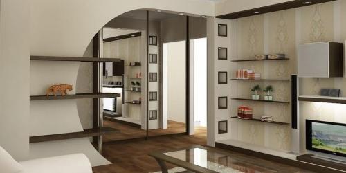 Арочний гіпсокартон. Арочный гипсокартон (ГКЛА)