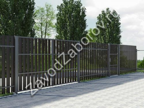 Все, что нужно знать о готовых заборных секциях из деревянного штакетника 01 Все, что нужно знать о готовых заборных секциях из деревянного штакетника 01