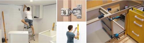 Как собрать кухню из модулей. Собираем кухонный гарнитур своими руками, как конструктор