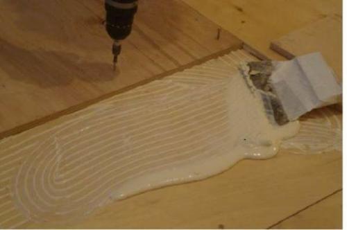 Укладка фанеры на неровный деревянный пол. Укладка фанеры