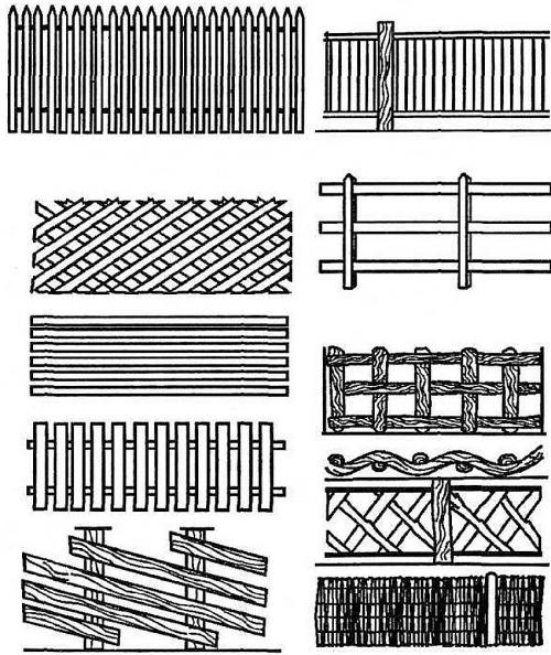 Этапы монтажа деревянного забора. Заборы из дерева своими руками: фото актуальных вариантов
