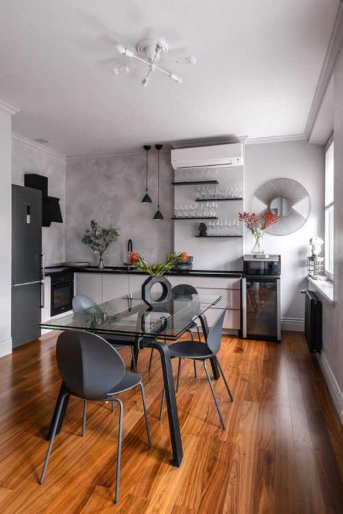 Напольное покрытие для кухни, что выбрать. Виды материалов 01