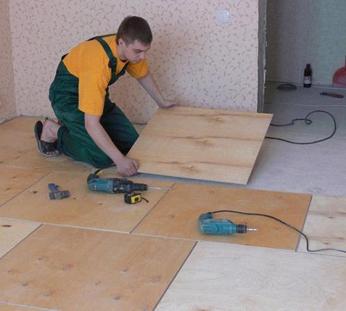 Укладка фанеры на деревянный пол своими руками. Укладка фанеры на пол: преимущества и недостатки