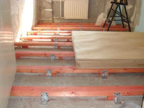 Раскладка фанеры на пол. Технические нюансы