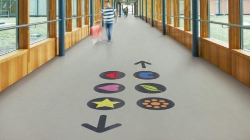 Напольные покрытия для кухни мармолеум.  Классы износостойкости мармолеума