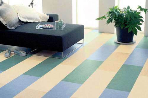 Напольные покрытия для кухни мармолеум.  Классы износостойкости мармолеума