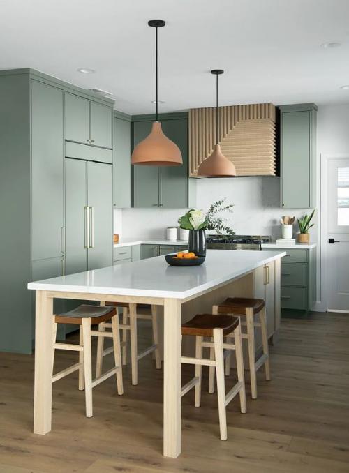 Пол на кухне 2023. Общие советы по планированию кухни 2023: дизайн 08