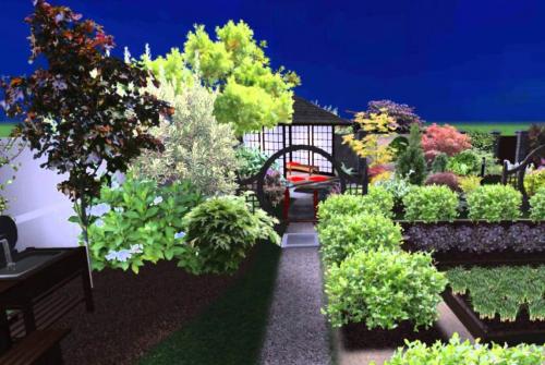 Готовые проекты участков 15 соток. Расположение зон по частям света