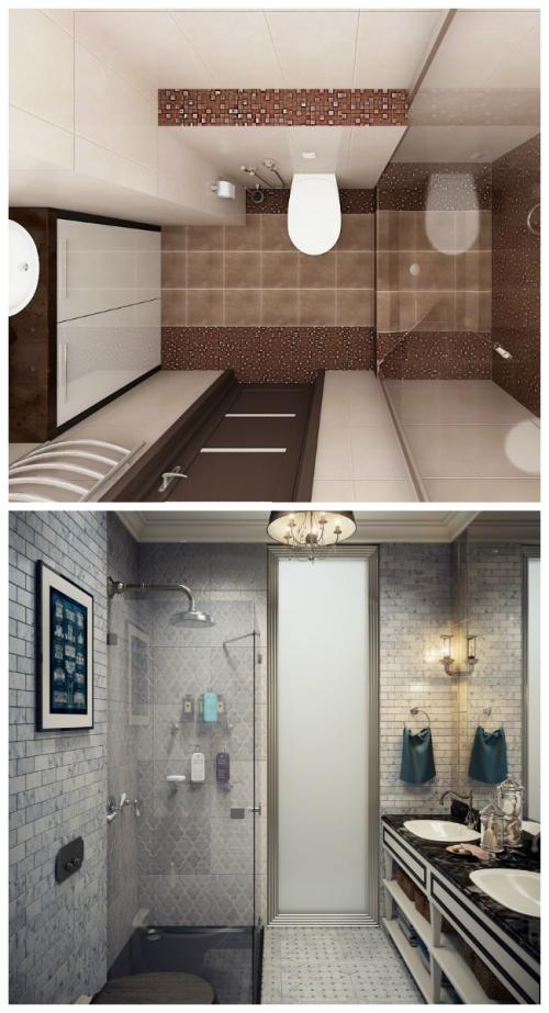 Дизайн маленькой ванной комнаты совмещенной с туалетом. Дизайн ванных комнат совмещенных с туалетом: последние тенденции