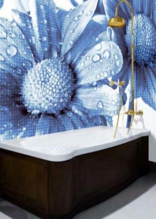 Украшаем ванную своими руками. Идеи украшения стен 01