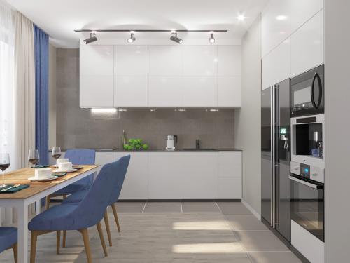 Как создать стиль хай-тек на ограниченный бюджет. Мебель и бытовая техника для кухни хай-тек