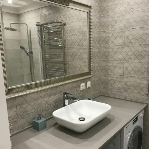 Ремонт в ванной комнате.

