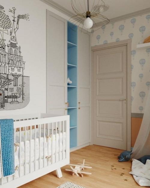 Трёхкомнатная квартира, площадь 77 кв. 05