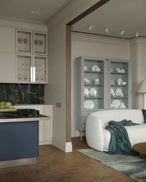 Дизайн в спокойных природных оттенках выполнен. 01