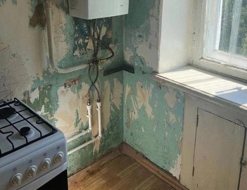 Ну очень атмосферный интерьер получился в этой кухне. 01