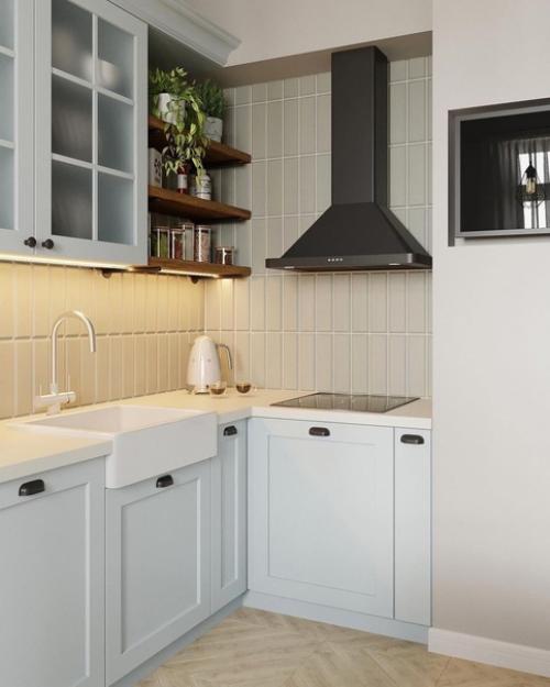 Отличный интерьер в небольшой квартире. 01