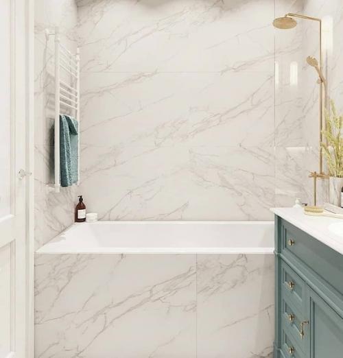 Один из самых практичных вариантов обустройства ванной комнаты. 03