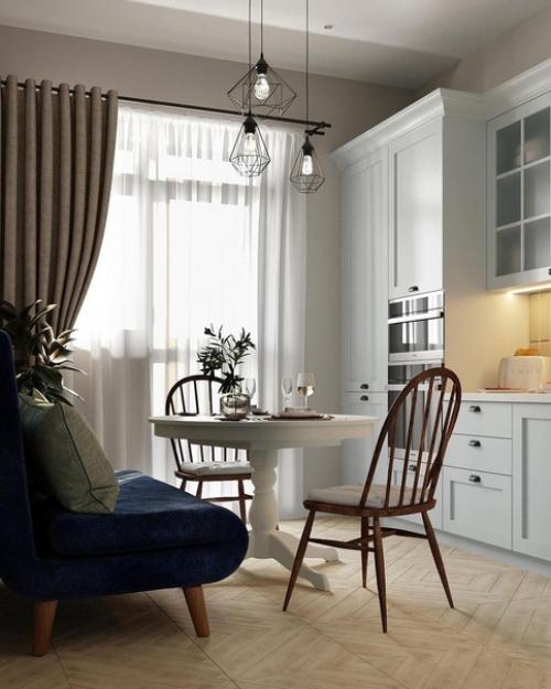 Отличный интерьер в небольшой квартире.