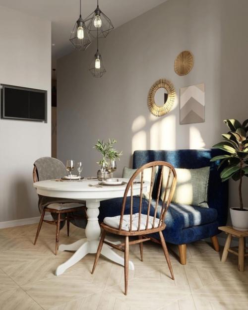 Отличный интерьер в небольшой квартире. 02