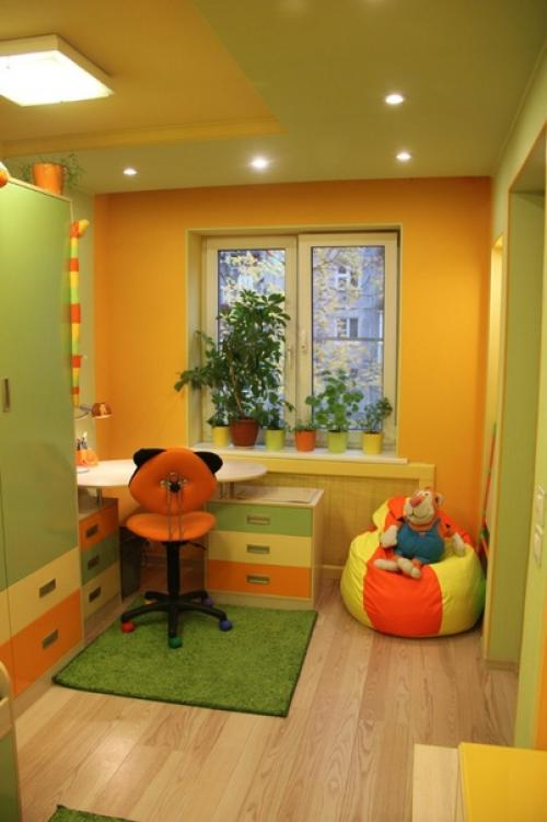 Наша яркая детская комната.  