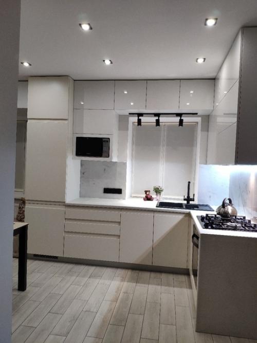 Наша кухня. На днях закончили сборку. 02