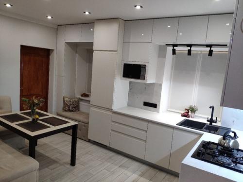 Наша кухня. На днях закончили сборку. 03