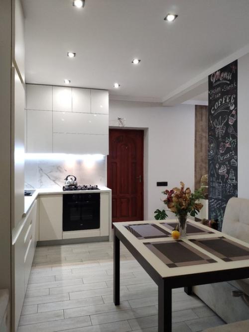 Наша кухня. На днях закончили сборку. 01