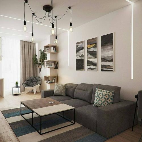 Обратите внимание на оформление обеденной зоны в кухне. 05