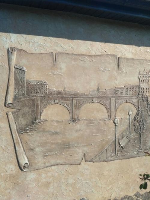 Моя работы на фасаде дома. 01