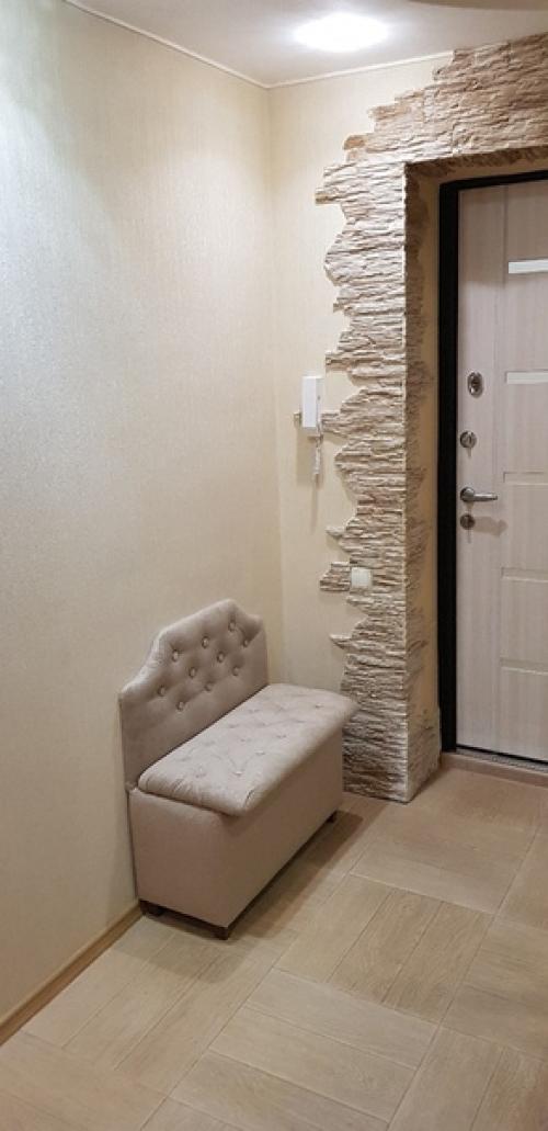 Из остатков фанеры сделал банкетку) вроде неплохо. 07