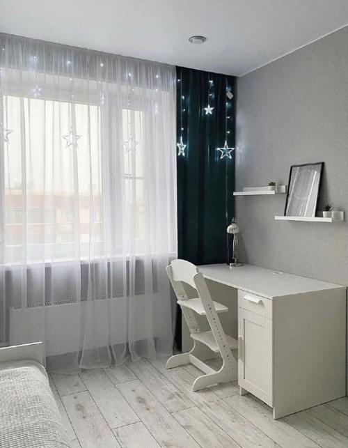 Волшебная атмосфера новогоднего украшения в кухне. 01