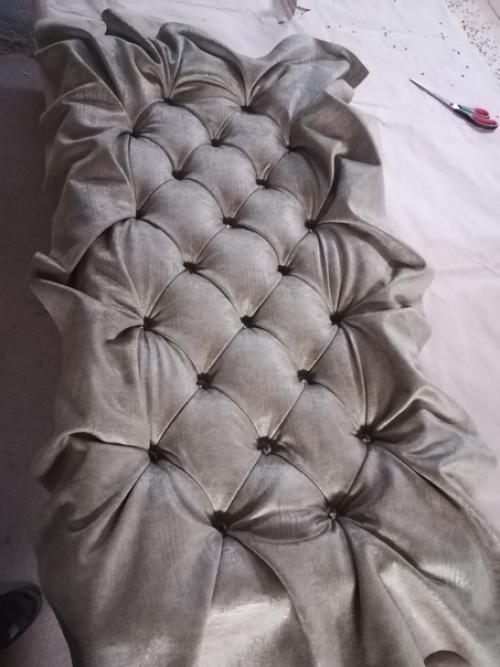 Изголовье для кровати руками нашего подписчика. 06