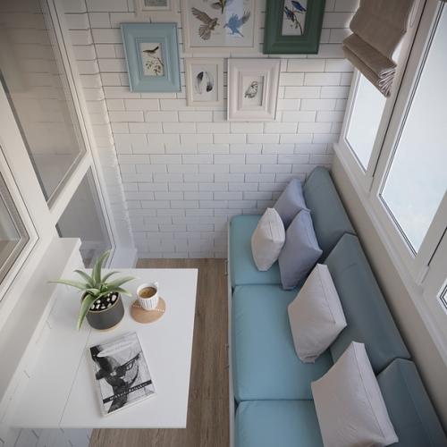 Удачный проект однушки с зонированием. 08