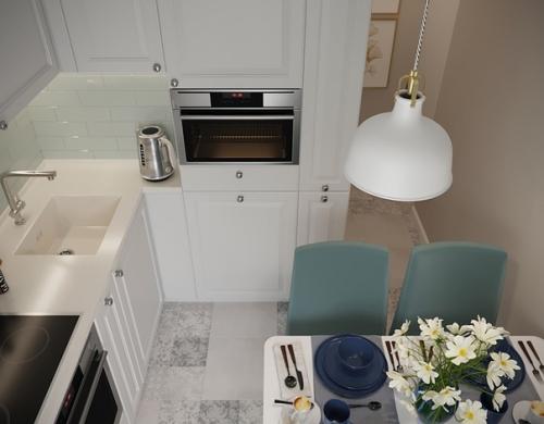 Удачный проект однушки с зонированием. 06