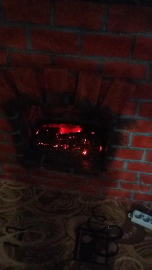 Готовлюсь к новому году) идея камина из пeнoплaстa. 08